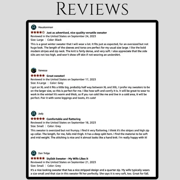 Striped Half Zip Side Slit Relaxed Casual Pullover Sweater - Picture 10 of 16